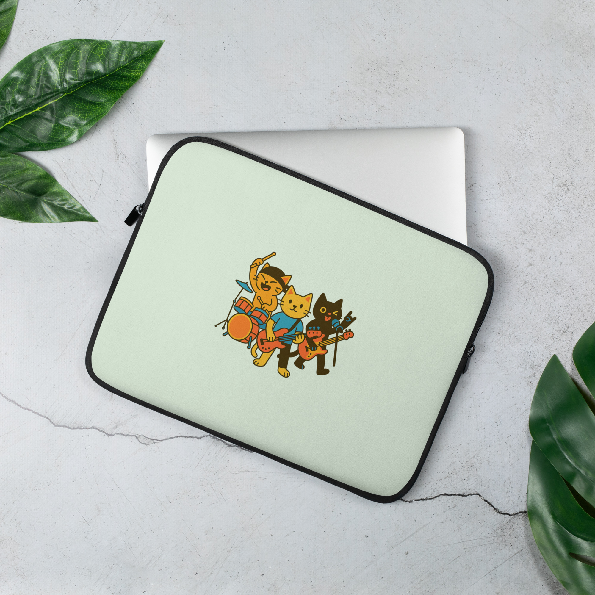 Funda portátil – Gatos Punk Rock