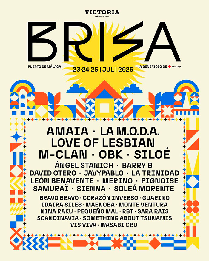 Brisa Festival: Cartel 2026 – Amaia, La M.O.D.A., Love of Lesbian, M-Clan y más