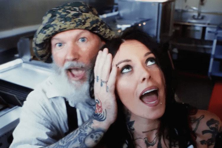 Lauren Sanderson y Fred Durst en 'COME SAY SUM'