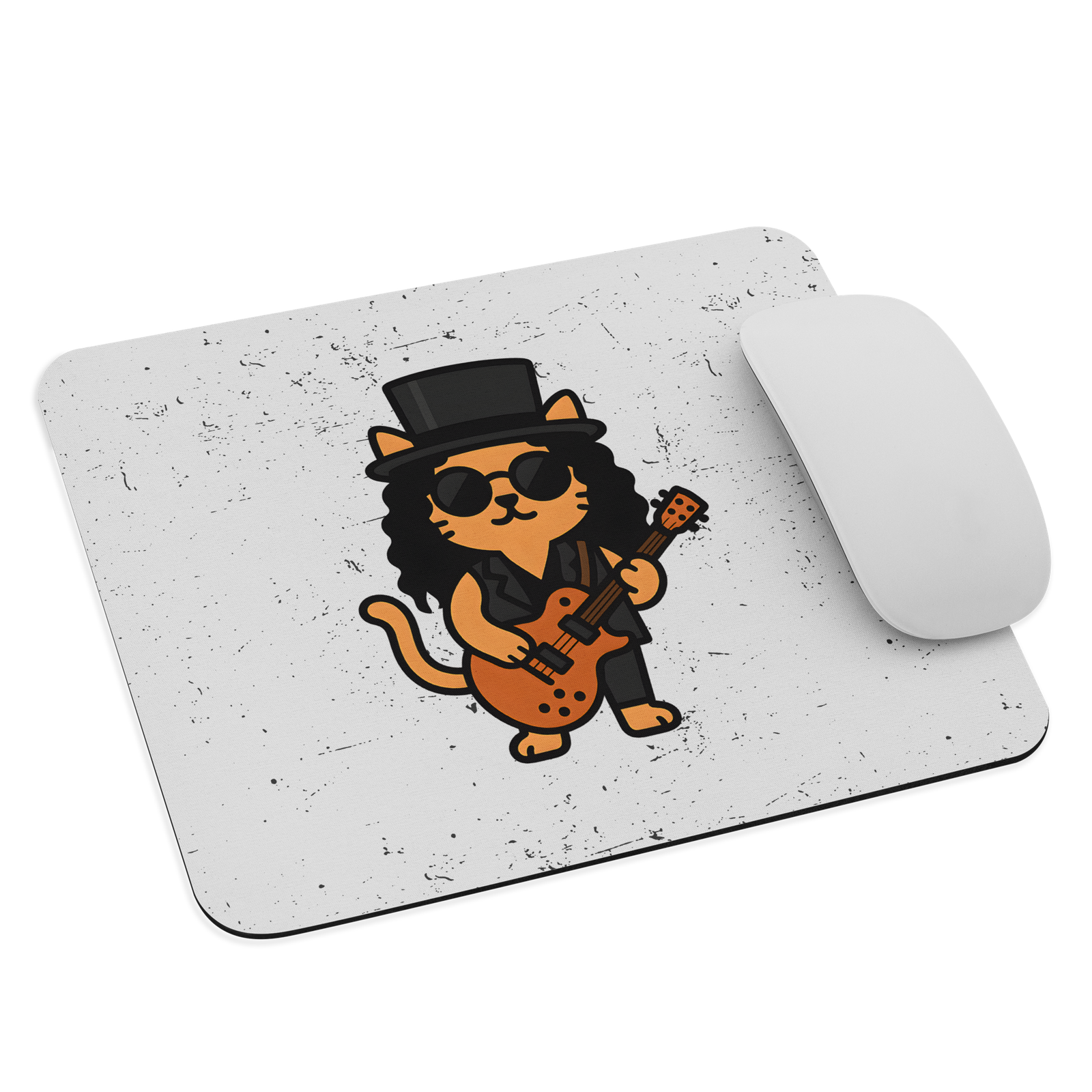 Alfombrilla de ratón – Gato Guitarrista