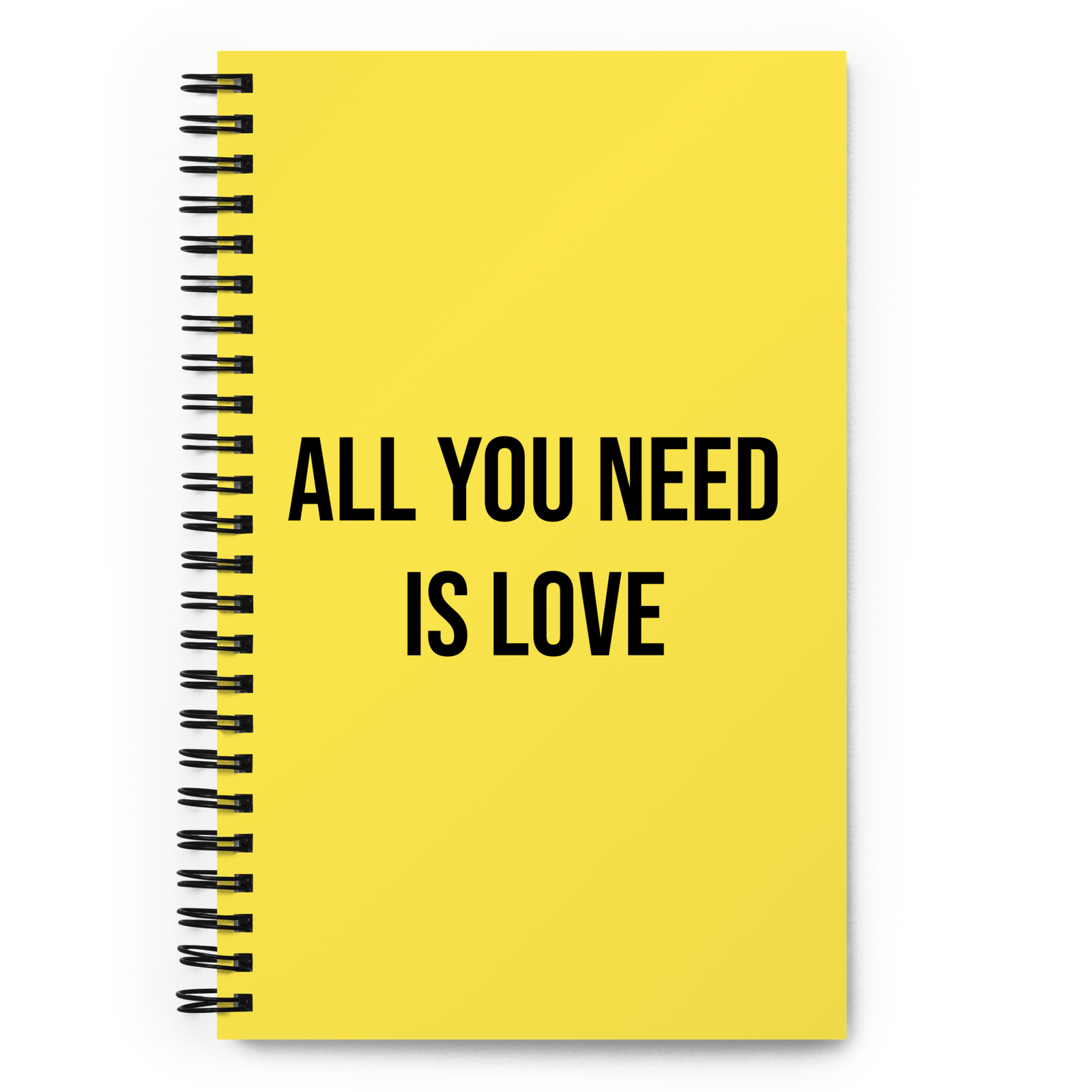 Libreta de notas con espiral – All You Need Is Love Libreta de notas con espiral – All You Need Is Love