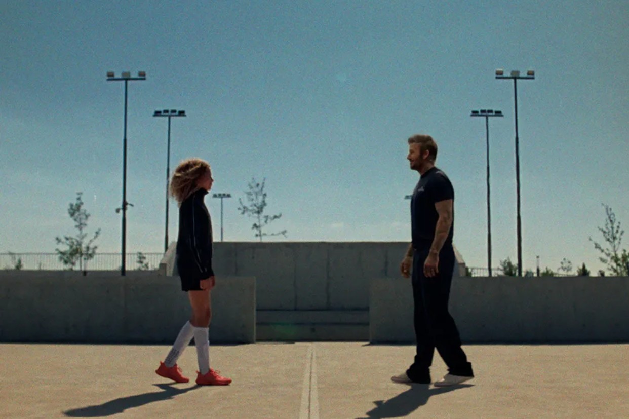 U2 y David Beckham en el cortometraje Street of Dreams